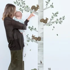 Planche de stickers L Ecureuils (64 x 90 cm)