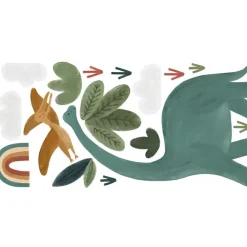 Planche de stickers XL Dino Wonders (130 x 34 cm)