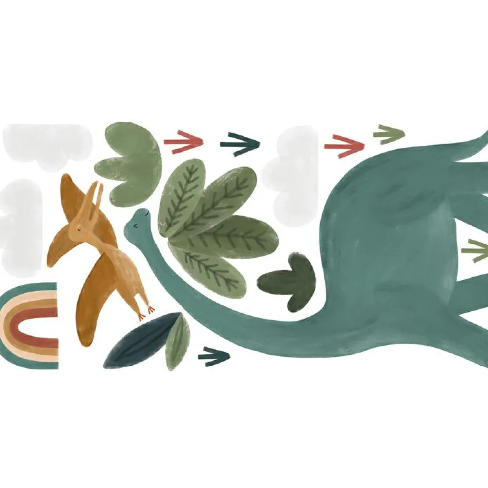 Planche de stickers XL Dino Wonders (130 x 34 cm)