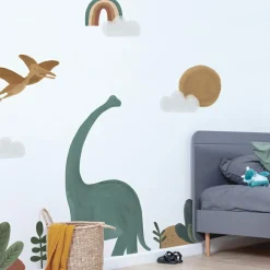 Planche de stickers XL Dino Wonders (130 x 34 cm)