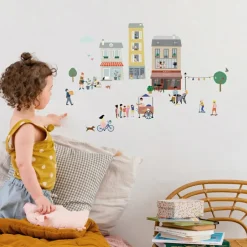 Planche easy stickers Mon village