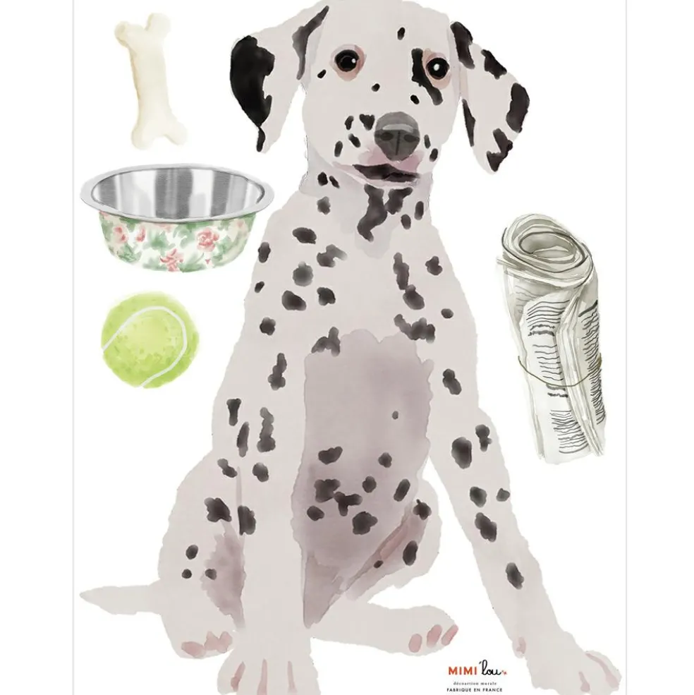 Planche sticker Dalmatien (35 x 45 cm)