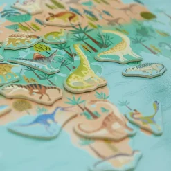 Planisphère magnétique Dino (50 pièces)