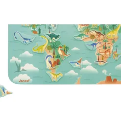 Planisphère magnétique Dino (50 pièces)