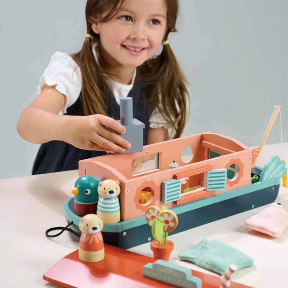 Péniche famille loutre