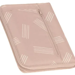 Pochette carnet de santé Casual Rayures rose