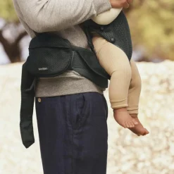 Pochette de rangement pour porte-bébé mesh noir