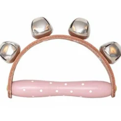 Poignée à grelots roses