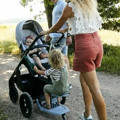 Poignée pour poussette Loopie gris