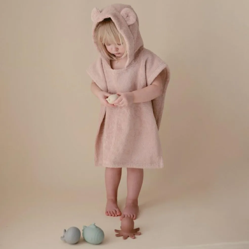 Poncho de bain Bear Blush (1-3 ans)