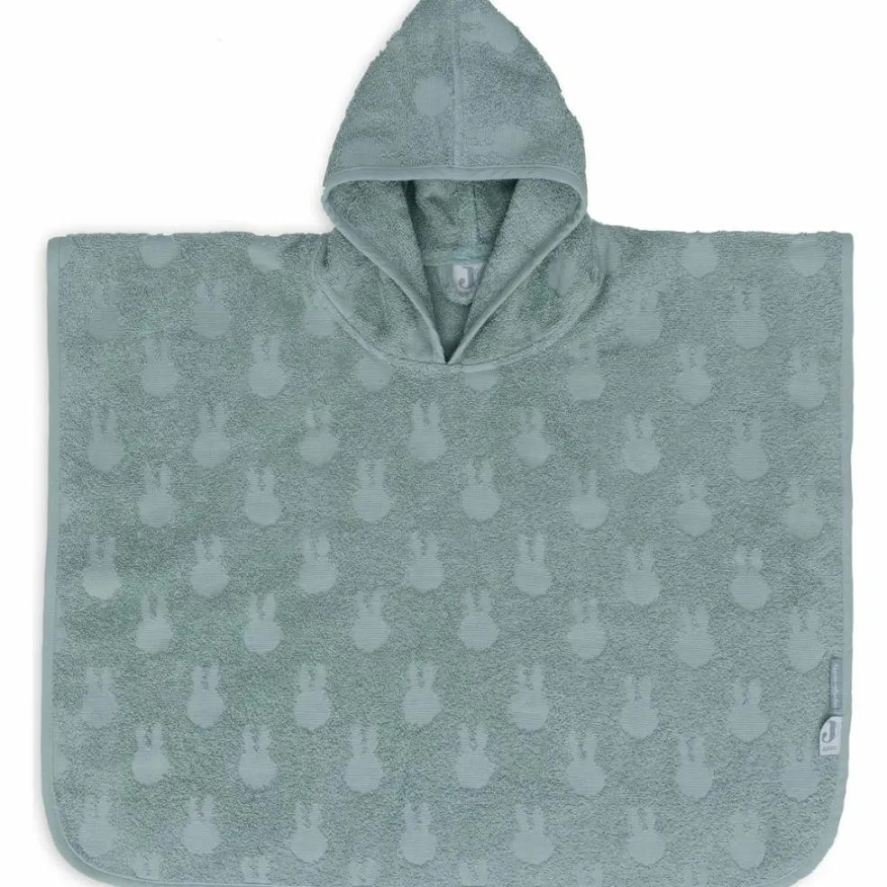 Poncho de bain en éponge Miffy Jacquard Sea Green (1-4 ans)