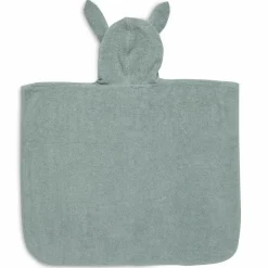 Poncho de bain lapin Ash Green (1-4 ans)