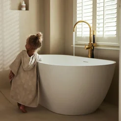 Poncho de bain Miffy Jacquard Nougat (1-4 ans)