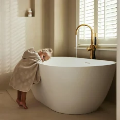 Poncho de bain Miffy Jacquard Nougat (1-4 ans)