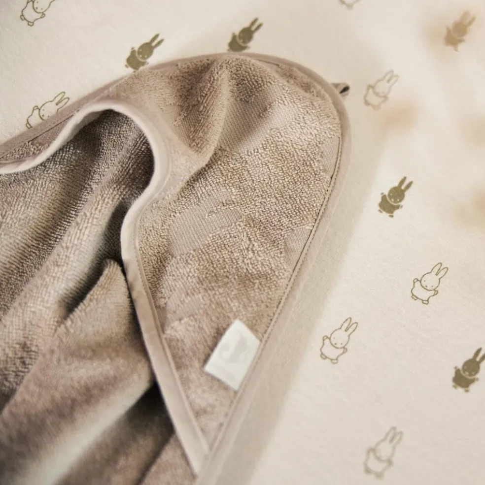 Poncho de bain Miffy Jacquard Nougat (1-4 ans)