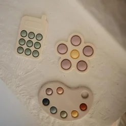 Pop it en silicone Téléphone Cambridge blue