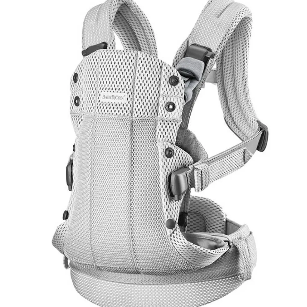 Porté bébé Harmony tissu Mesh 3D argent