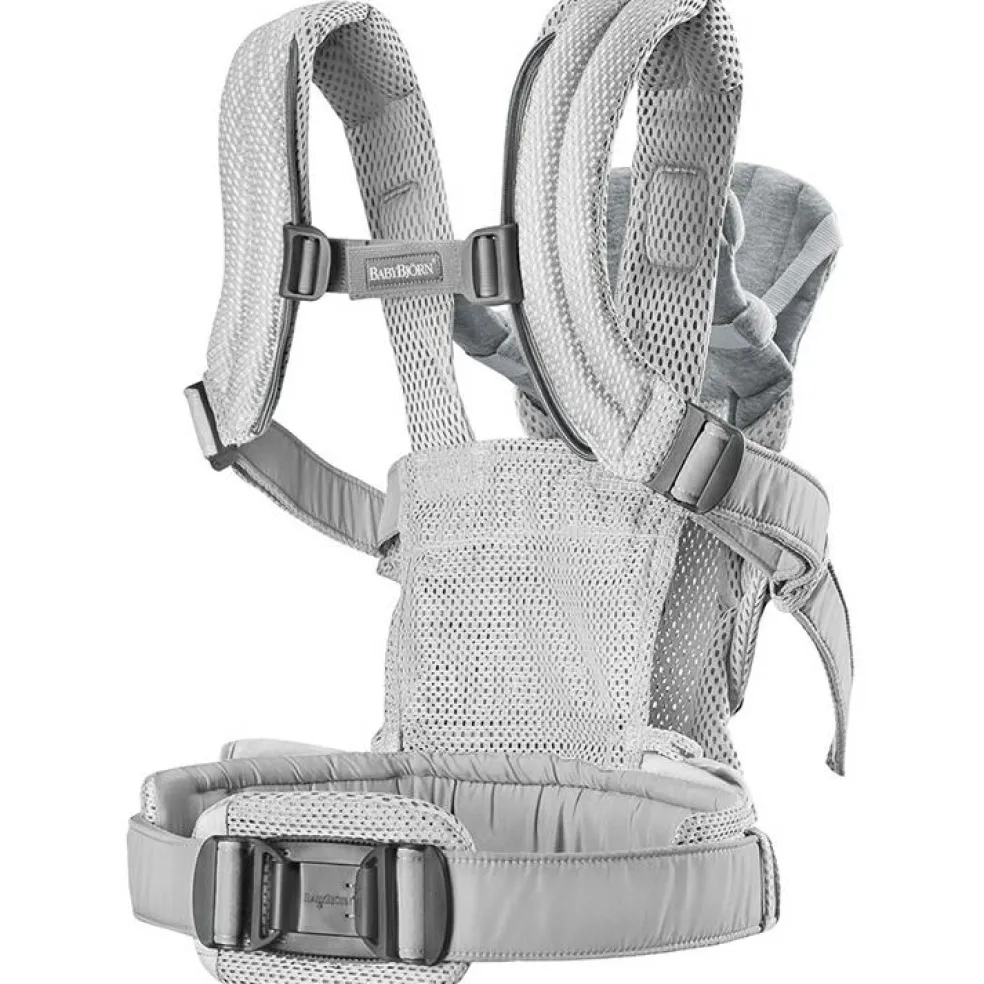 Porté bébé Harmony tissu Mesh 3D argent