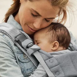 Porté bébé Harmony tissu Mesh 3D argent