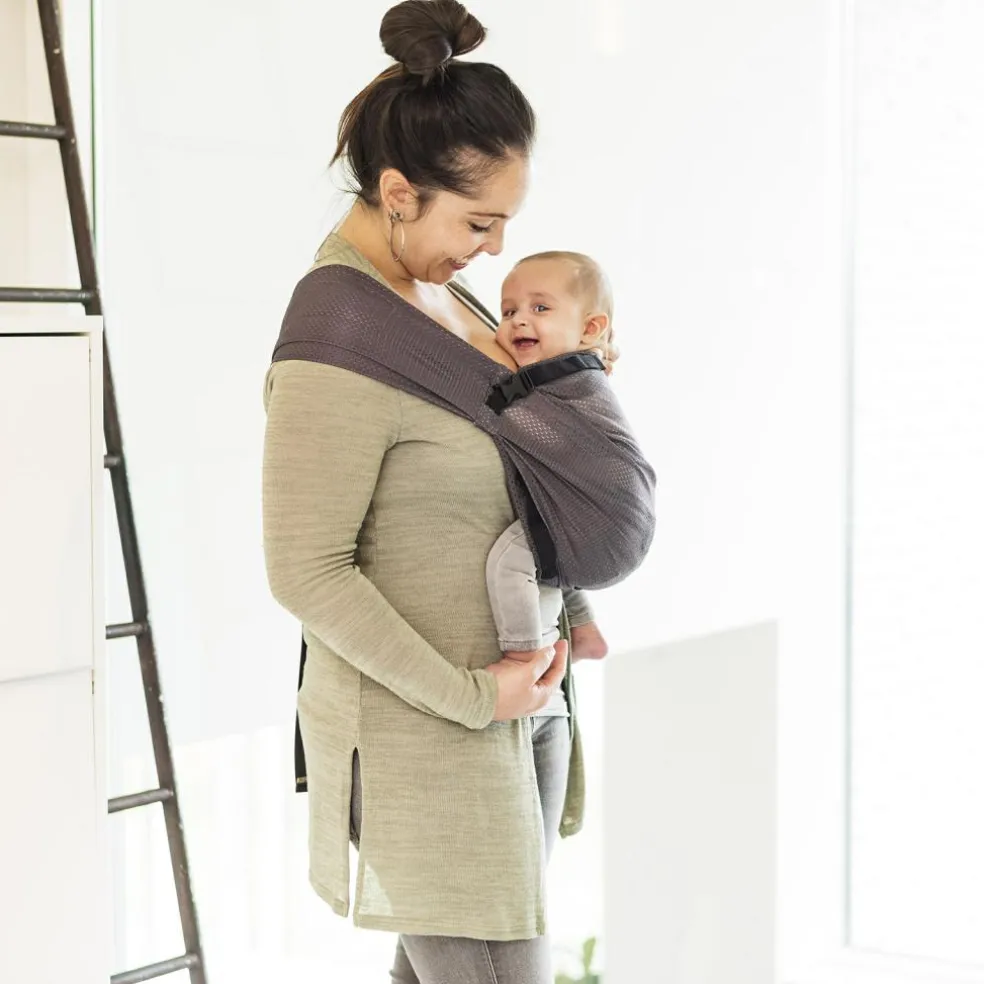 Porté bébé Mini Sling gris