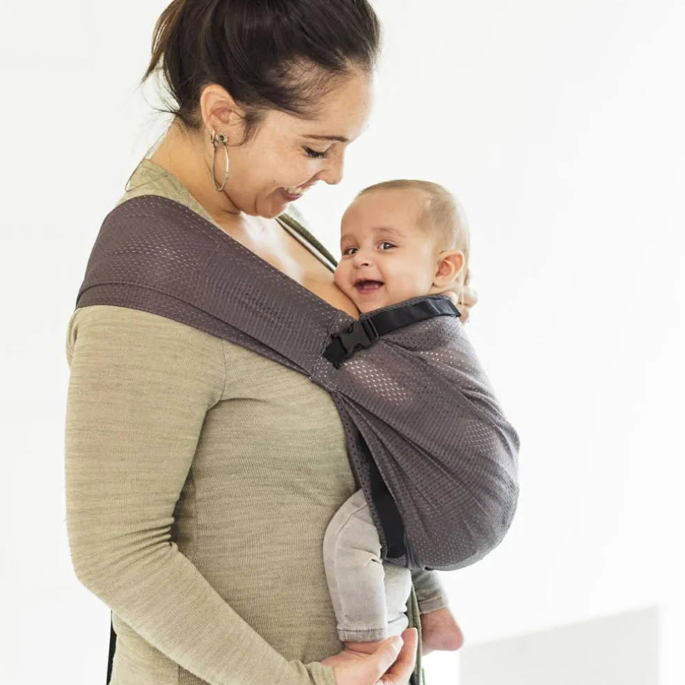 Porté bébé Mini Sling gris