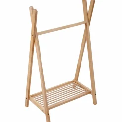 Portant à vêtements Léandre Vernis naturel