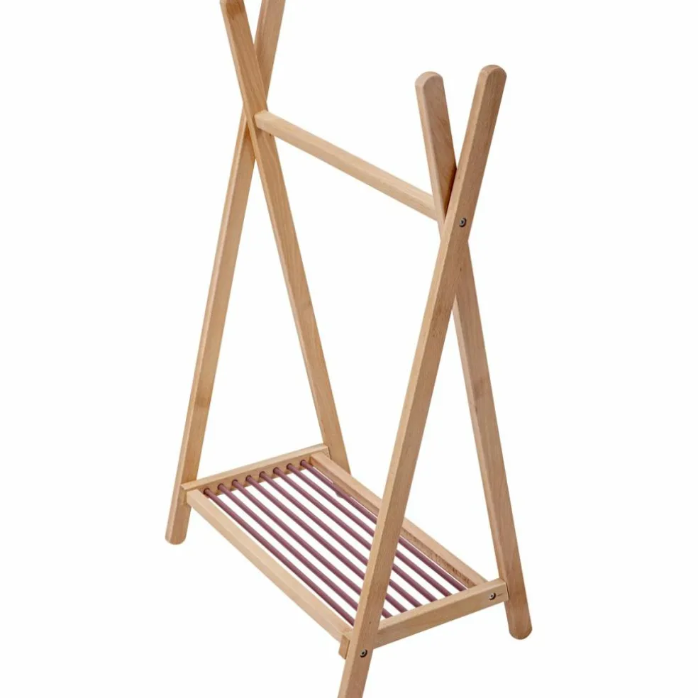 Portant à vêtements Léandre Hybride Vieux rose