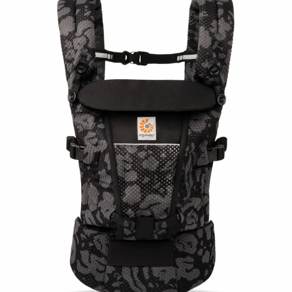 Porte bébé Adapt SoftFlex Mesh Fleurs noires