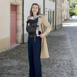 Porte bébé Adapt SoftFlex Mesh Fleurs noires