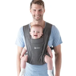 Porte bébé Embrace gris