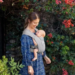 Porte bébé Embrace Soft Air Mesh gris clair