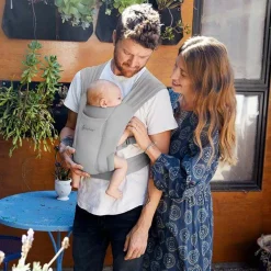 Porte bébé Embrace Soft Air Mesh gris clair