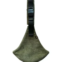 Porte bébé enfant en velours côtelé Olive Rib