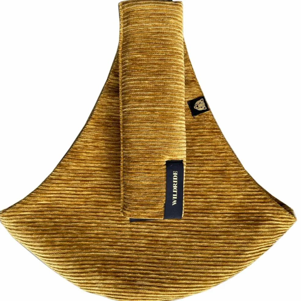 Porte bébé enfant en velours côtelé Gold Rib