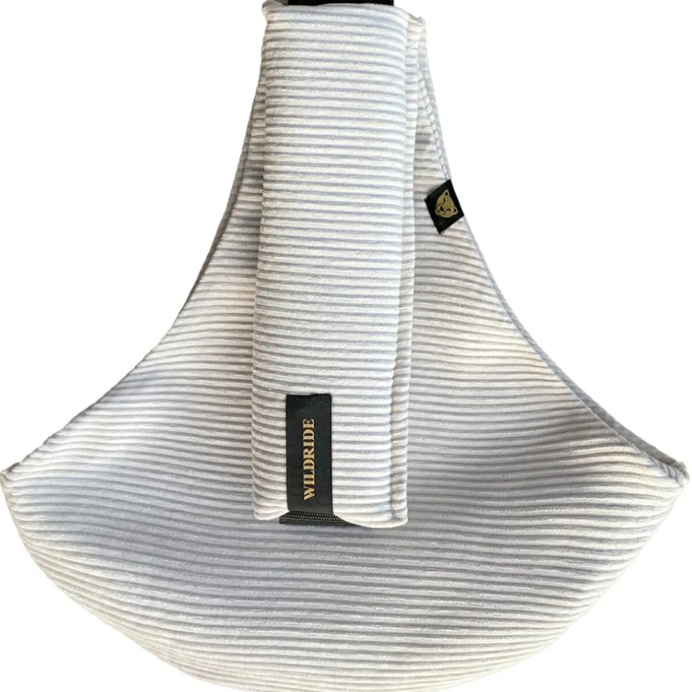 Porte bébé enfant en velours côtelé Cream Rib