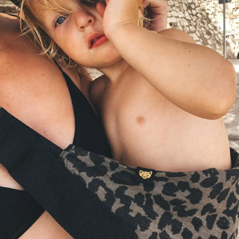 Porte bébé enfant Grey Leopard