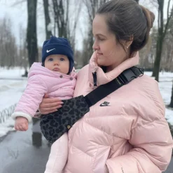 Porte bébé enfant Grey Leopard