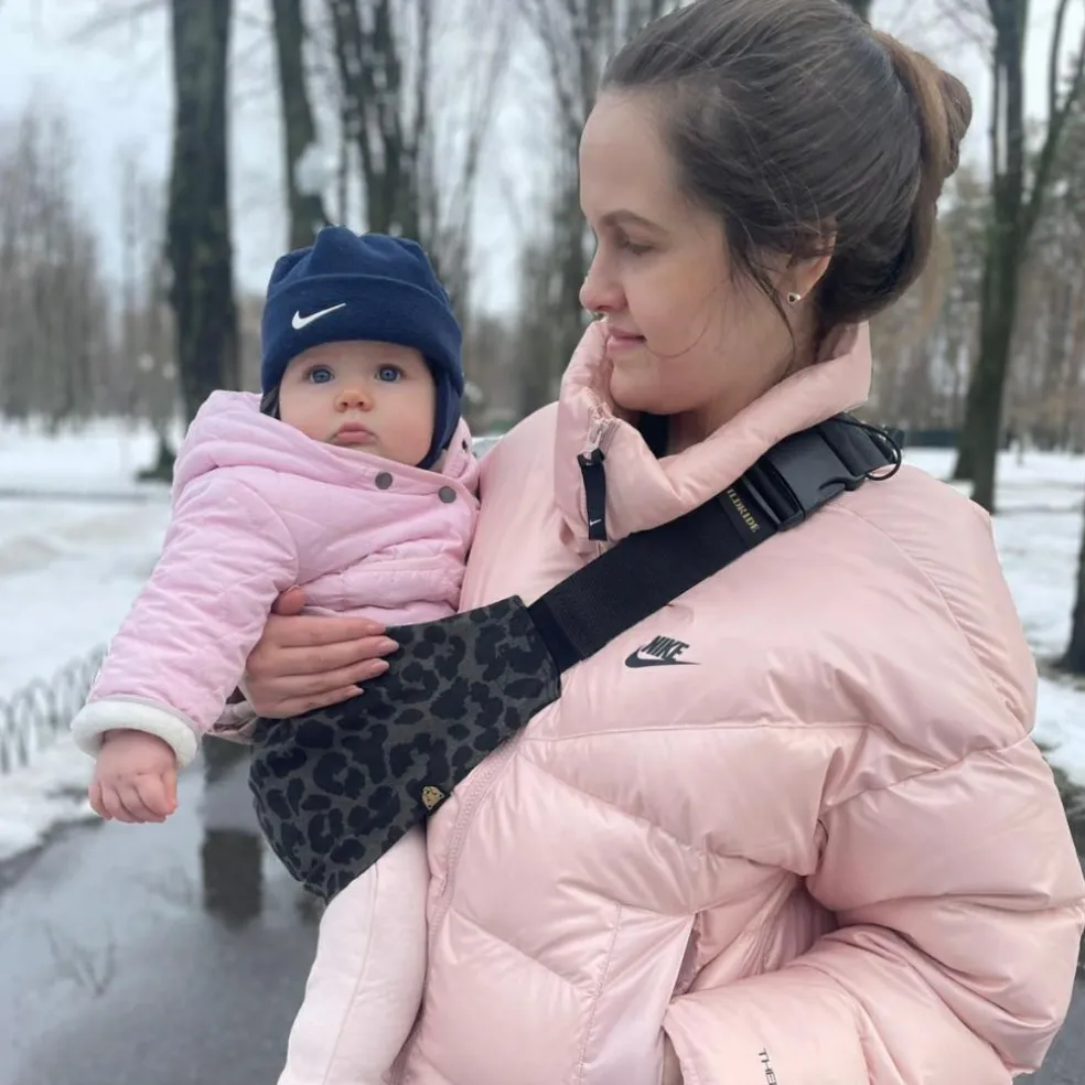 Porte bébé enfant Grey Leopard