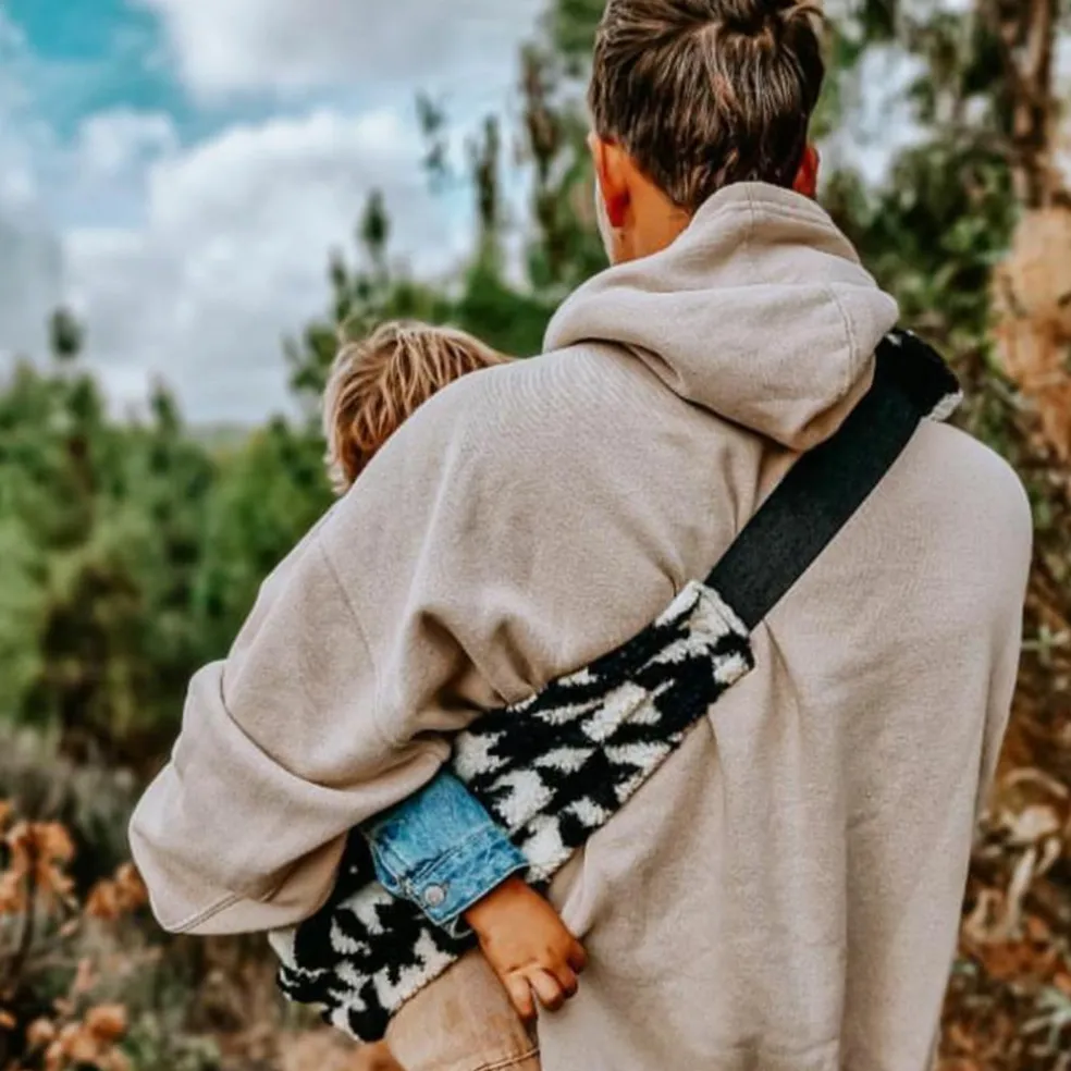 Porte bébé enfant Teddy Houndstooth