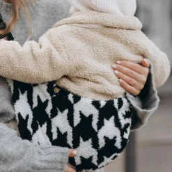 Porte bébé enfant Teddy Houndstooth