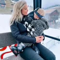 Porte bébé enfant Teddy Houndstooth