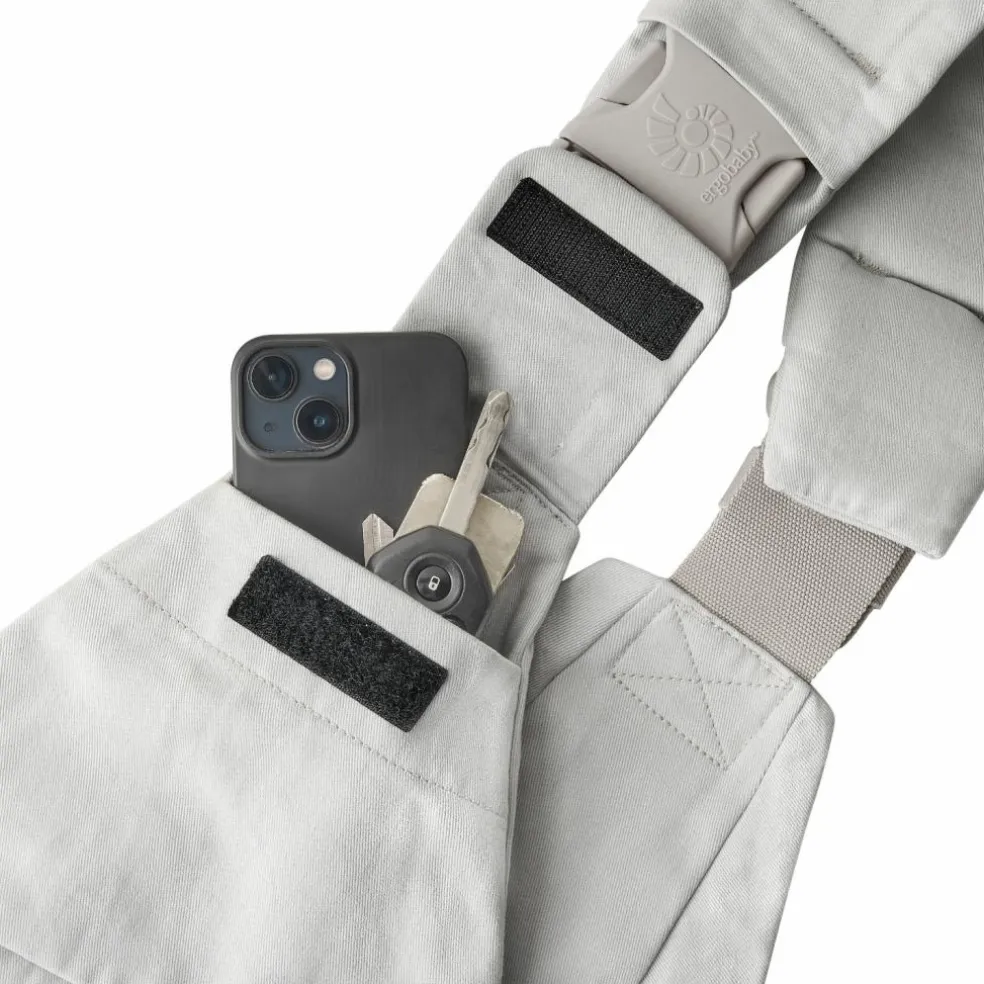 Porte bébé enfant Upsie Sling Pearl Grey