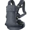 Porte bébé Harmony tissu Mesh 3D gris anthracite