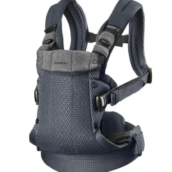 Porte bébé Harmony tissu Mesh 3D gris anthracite