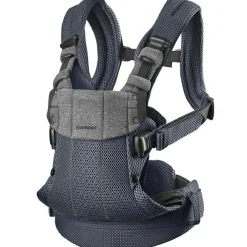 Porte bébé Harmony tissu Mesh 3D gris anthracite