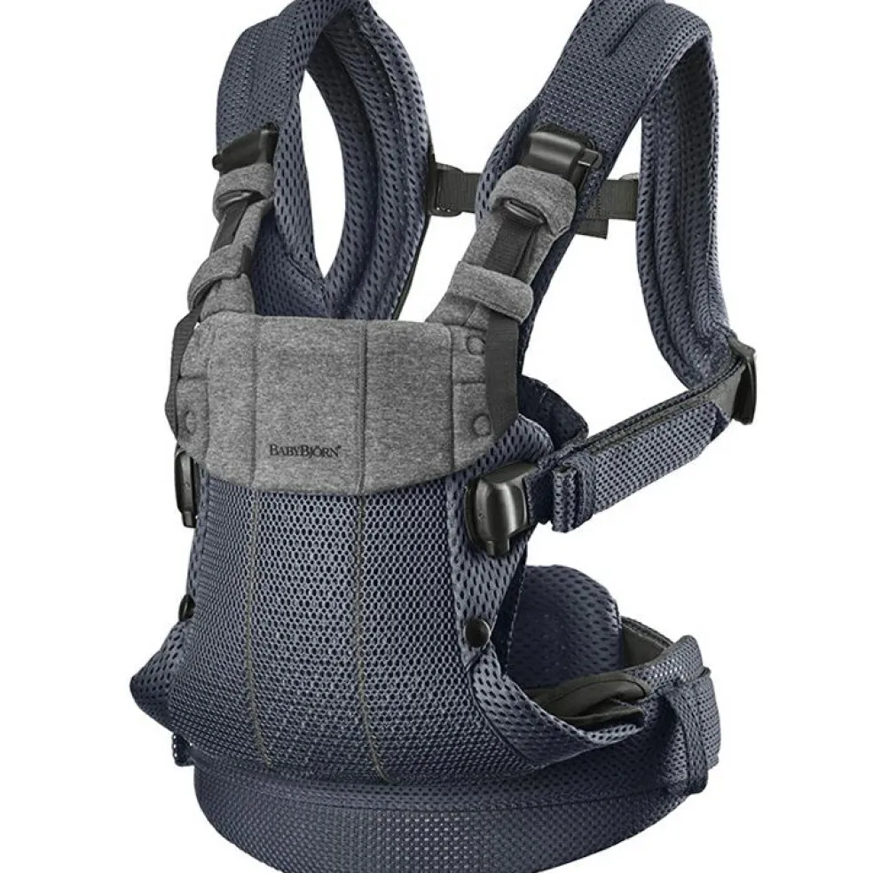 Porte bébé Harmony tissu Mesh 3D gris anthracite