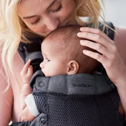 Porte bébé Harmony tissu Mesh 3D gris anthracite