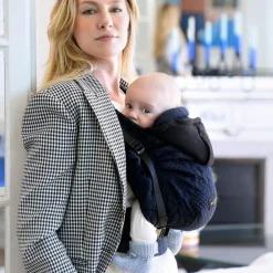 Porte bébé HoodieCarrier 2 Bleu Moelleux