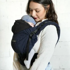 Porte bébé HoodieCarrier 2 Bleu Moelleux