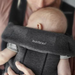 Porte bébé Mini Jersey 3D gris charbon